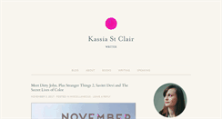 Desktop Screenshot of kassiastclair.com